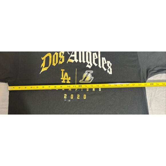 Los Angeles 2020 Men's LA Dodgers Lakers Dos Angeles Championship Shirt XL - Picture 4 of 5